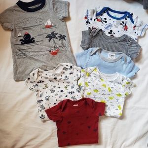 Baby boy onesies - 7 onesies!